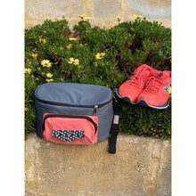 Load image into Gallery viewer, Pram Caddy - Stroller Organiser Bag in Pink or Jade - Carobelas